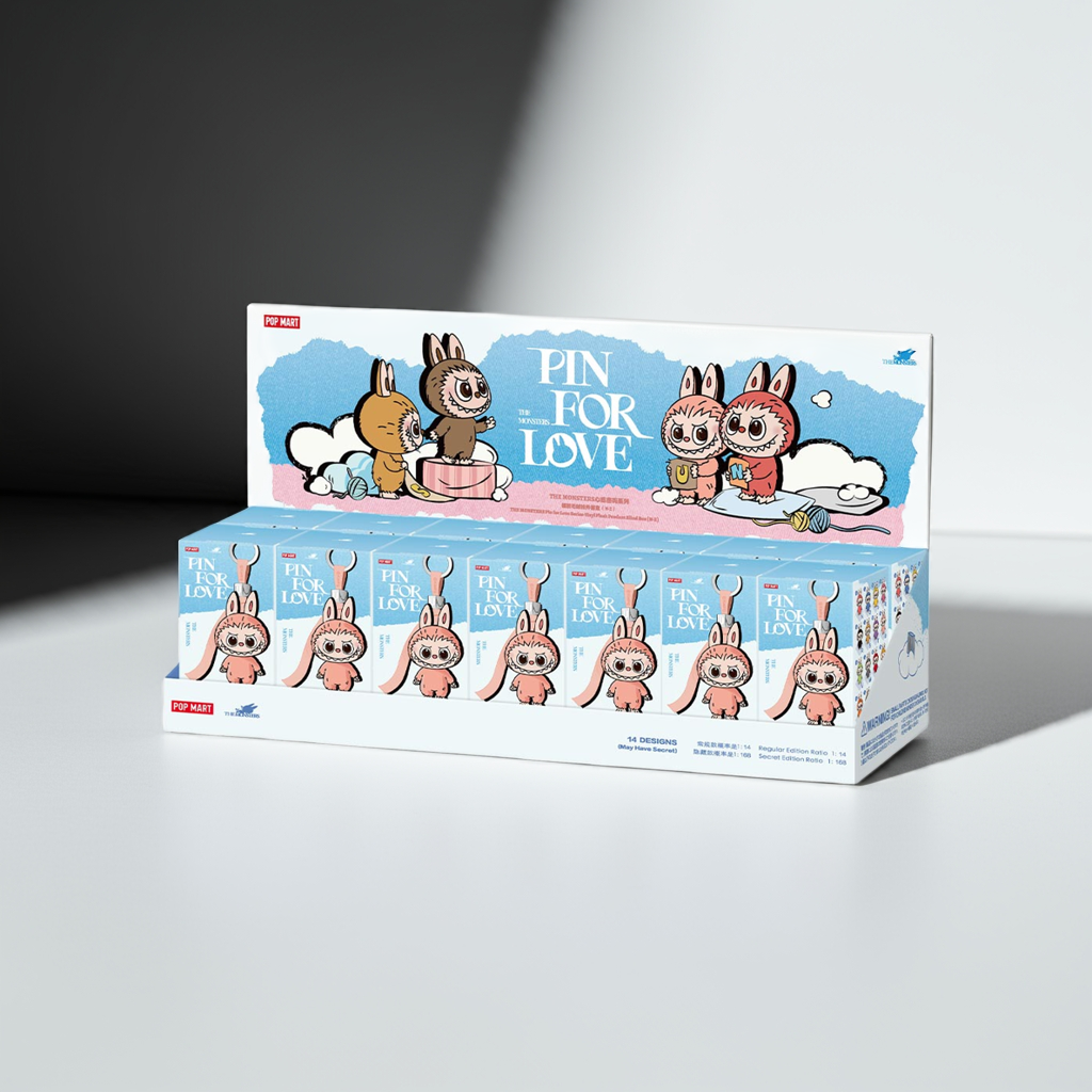 Labubu Pin For Love (Keychain 10.5cm) (N-Z)