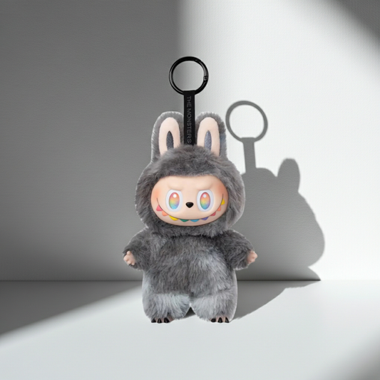 Porte-clés Labubu Macarons Châtaigne Cacao (Macarons Secret)