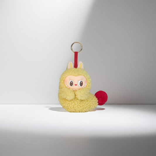 Labubu Shrimp Earphone Case Keychain